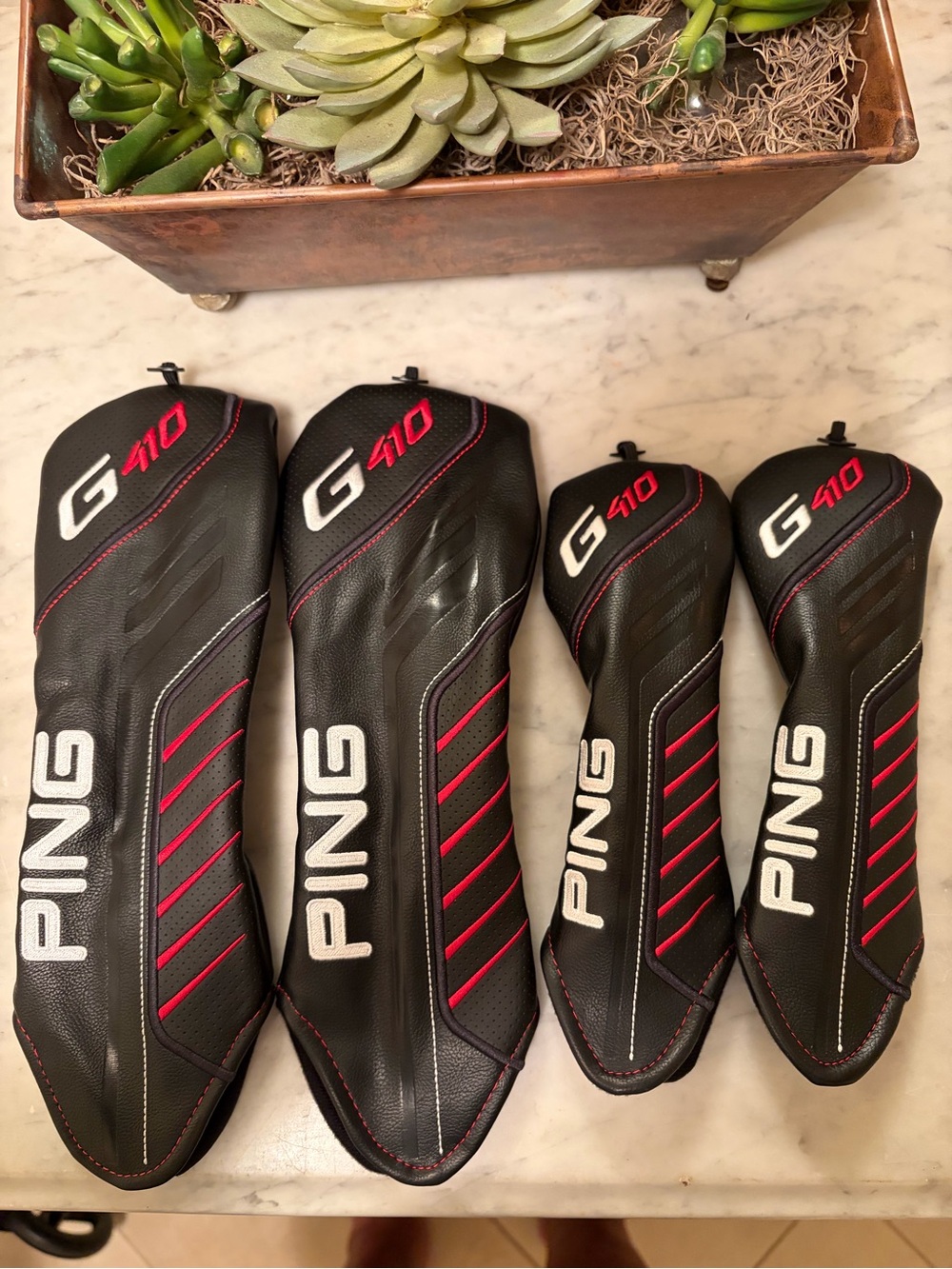 Lot of ten Ping Golf Club Headcovers